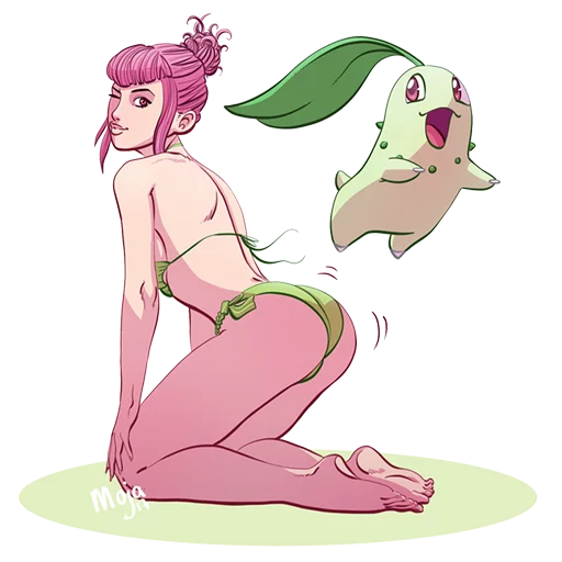 Стикер Girls&Pokemon