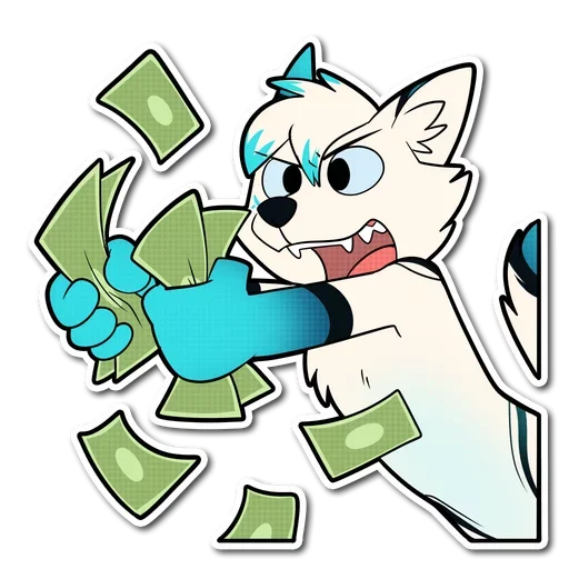 Стикер Пошлый Лис