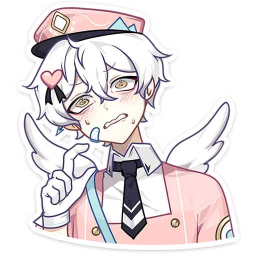 Стикер Почтальоны Любви Ивэлтин и Юшио