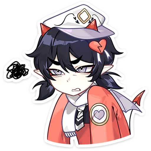 Стикер Почтальоны Любви Ивэлтин и Юшио