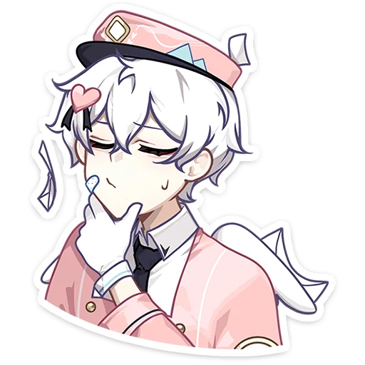 Стикер Почтальоны Любви Ивэлтин и Юшио