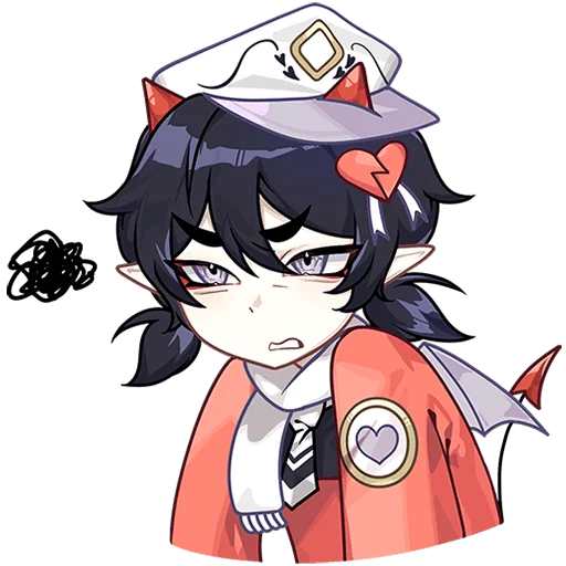 Стикер Почтальоны Любви Ивэлтин и Юшио Без Текста