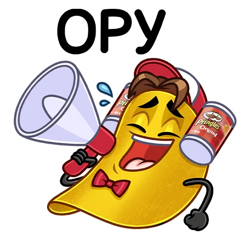 Стикер Мистер Чипс