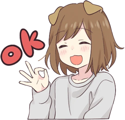 Стикер Dog Girls Sticker 2