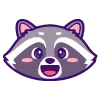 Эмодзи енот