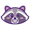 Эмодзи енот