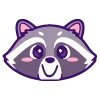 Эмодзи енот