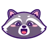 Эмодзи енот