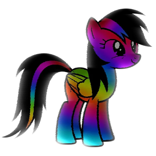 Стикер Rainbow Dash