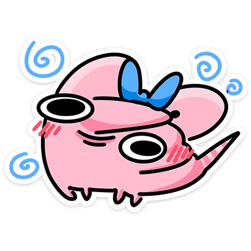 Стикер Крыса Кристина