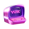 Эмодзи retro pink 3D