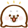 Эмодзи fluffy baby seal