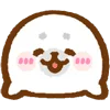 Эмодзи fluffy baby seal