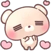 Эмодзи lovely bears ♡
