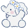Эмодзи sweet elephant ♡ by yopink (line)