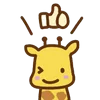 Эмодзи cute giraffe