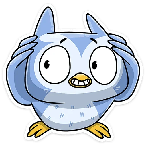 Стикер Совёнок Рофл