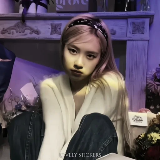 Стикер rose blackpink