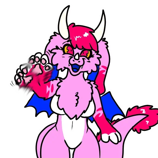 Стикер Розовый Летун