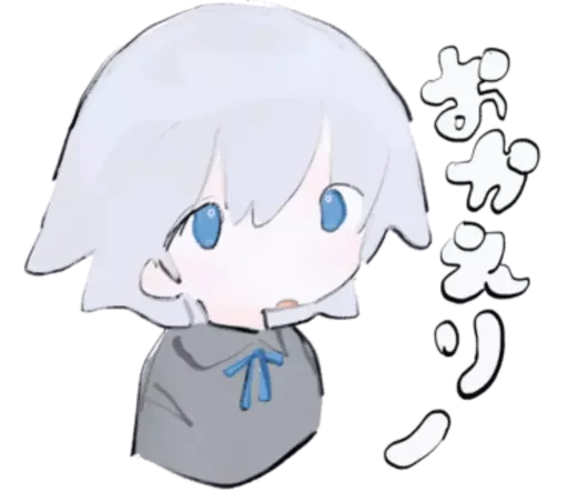 Стикер cute chibi