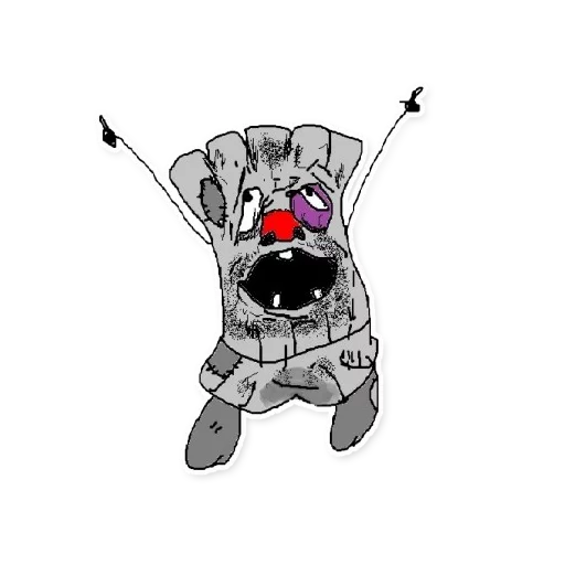 Стикер Квадратный Ватник