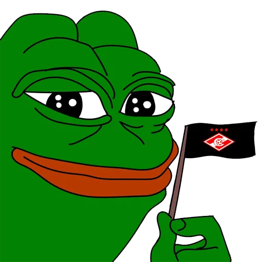 Стикер Red-White Pepe