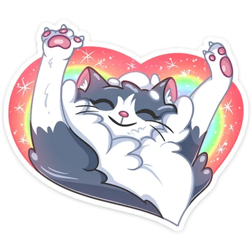 Стикер Серый Сахарок