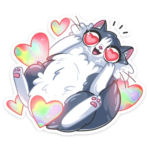 Стикер Серый Сахарок