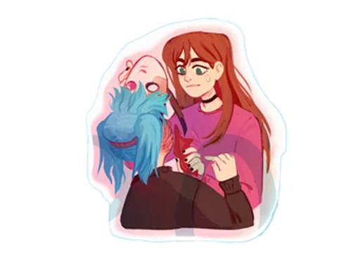 Стикер Sally Face by reroro