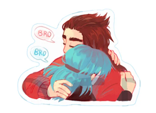 Стикер Sally Face by reroro