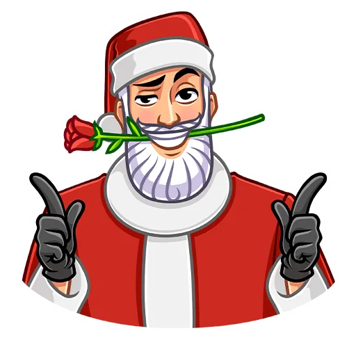 Стикер Секретный Санта