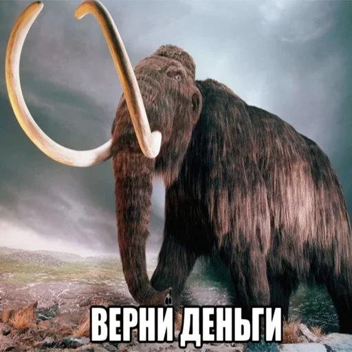 Стикер Мамонты