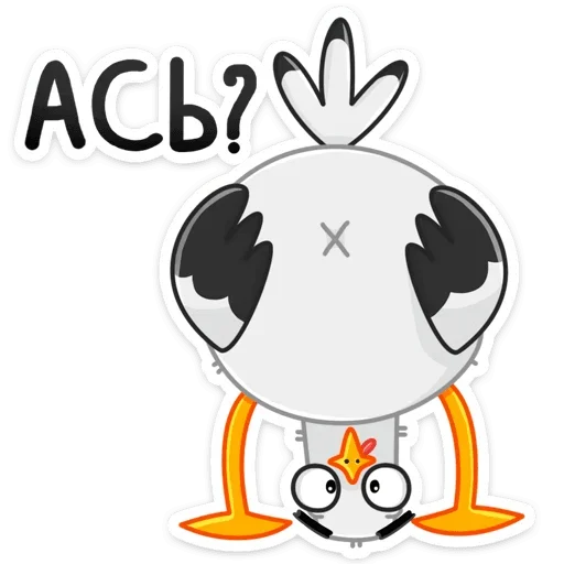 Стикер Чайка Сэм