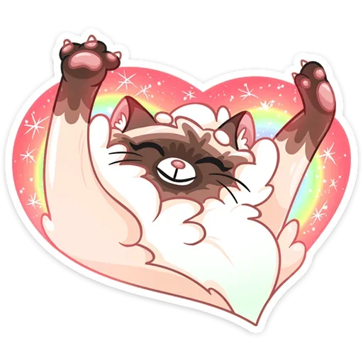 Стикер Сиамский Сахарок