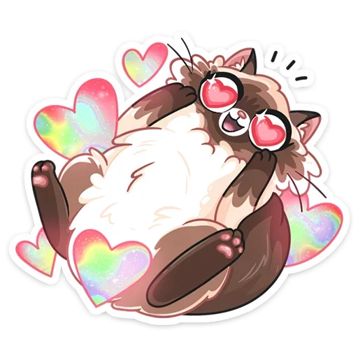 Стикер Сиамский Сахарок