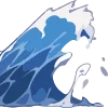 Эмодзи Морские волны