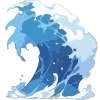 Эмодзи Морские волны