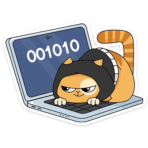 Стикер Персик в Безопасности