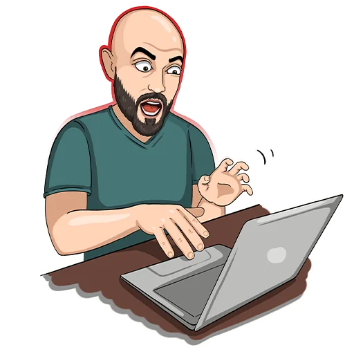 Стикер sewing_man