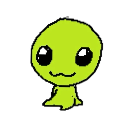 Стикер silly alien