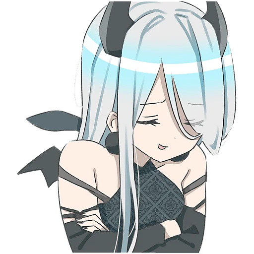 Стикер Серебряная дьяволица