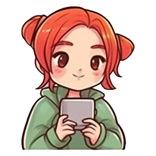 Стикер Девочки-сестрички