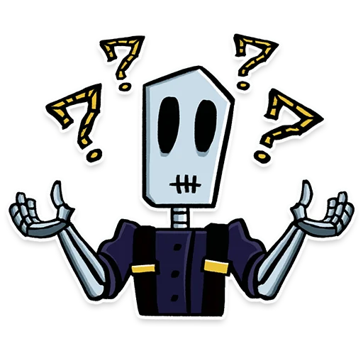 Стикер Скелет Дорт