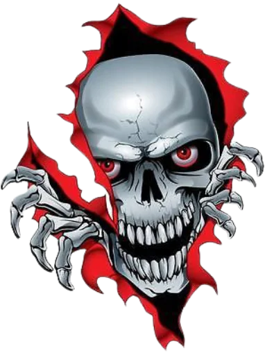 Стикер skullUI