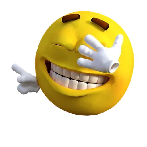 Стикер 3D Смайлики