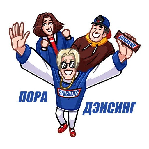 Стикер SNICKERS 30 лет