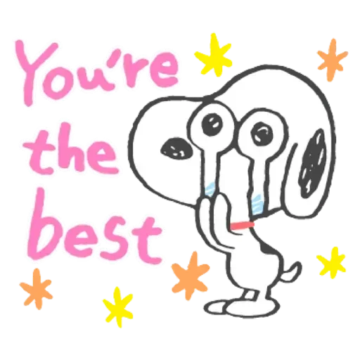 Стикер snoopy