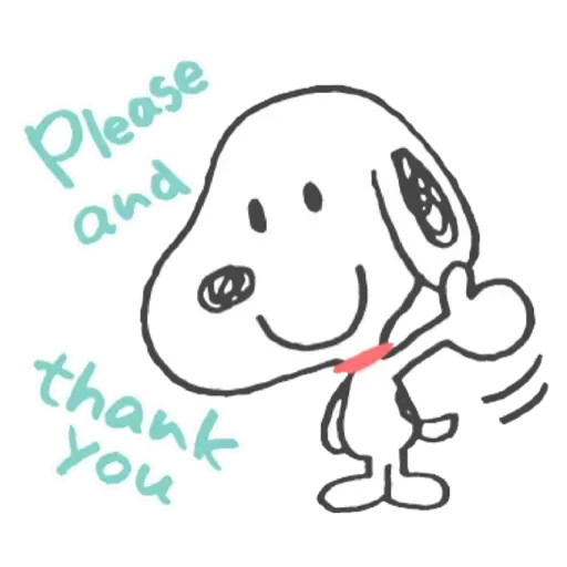 Стикер snoopy