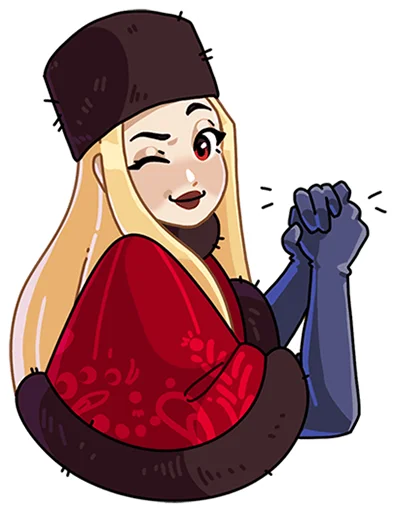 Стикер Соболина без надписей