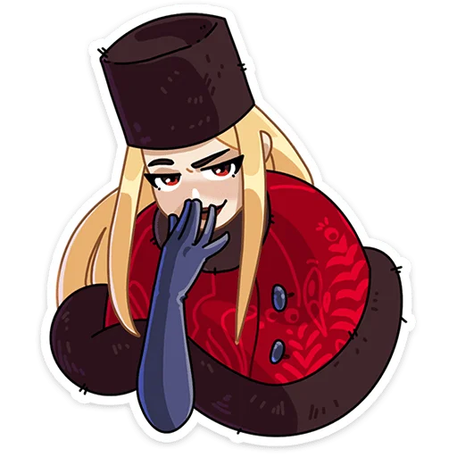 Стикер Соболина без надписей